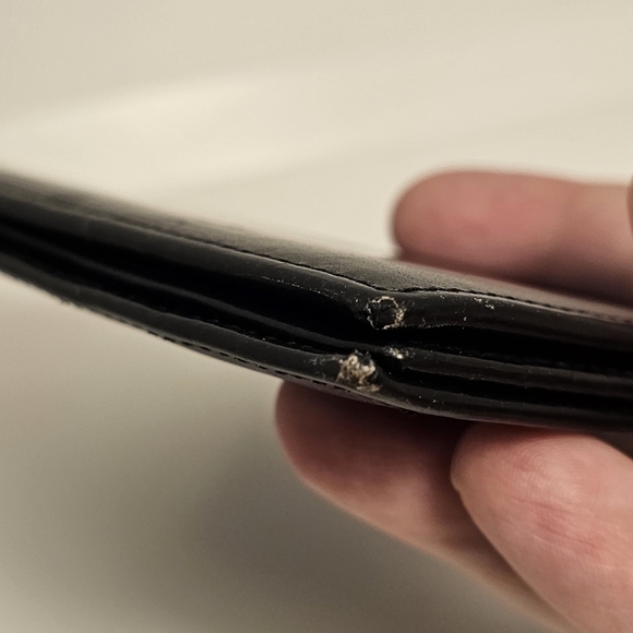 Prada Black Leather Wallet - Mens - Picture 10 of 14